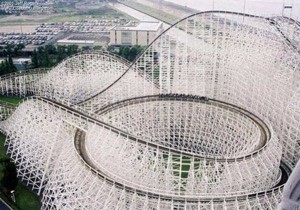 Fourth longest wooden roller coaster in the world